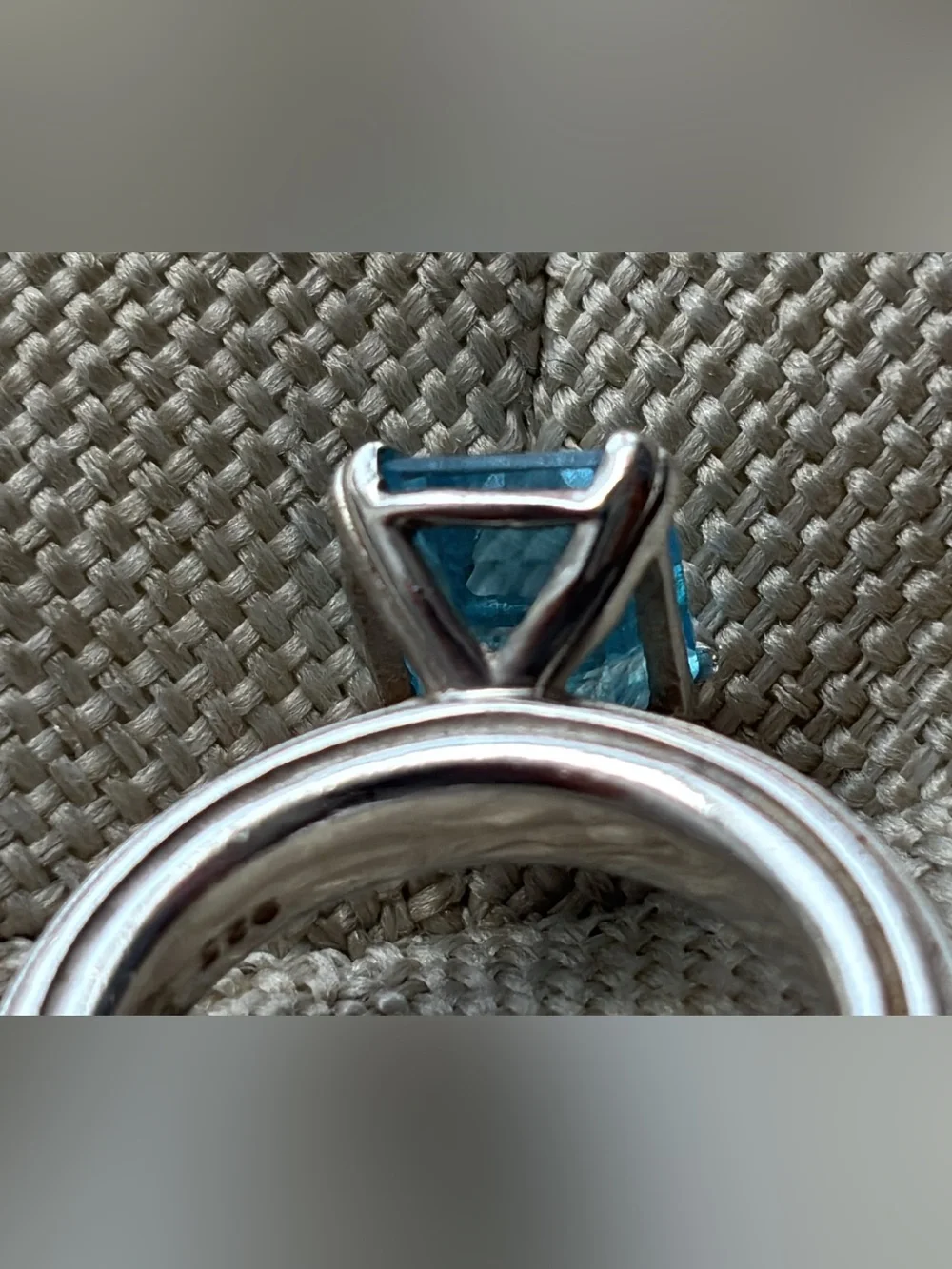 Slane and Slane Sterling Silver Blue Topaz Ring